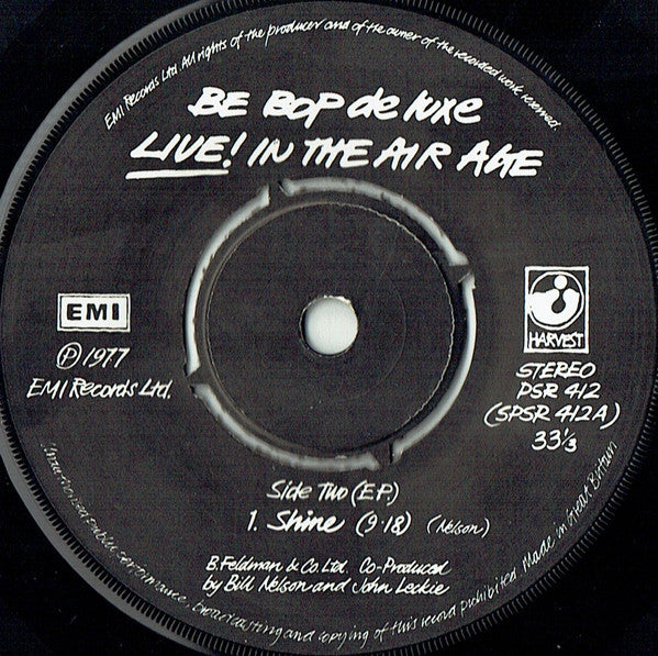 Be Bop Deluxe - Live! In The Air Age