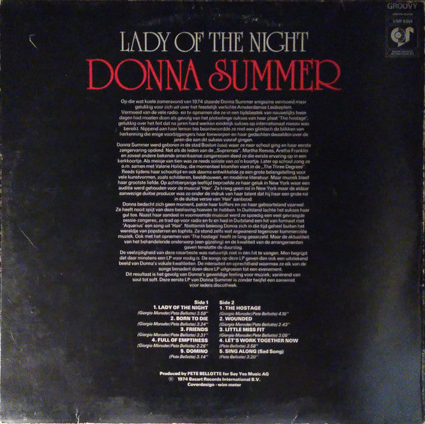 Donna Summer -Lady Of The Night