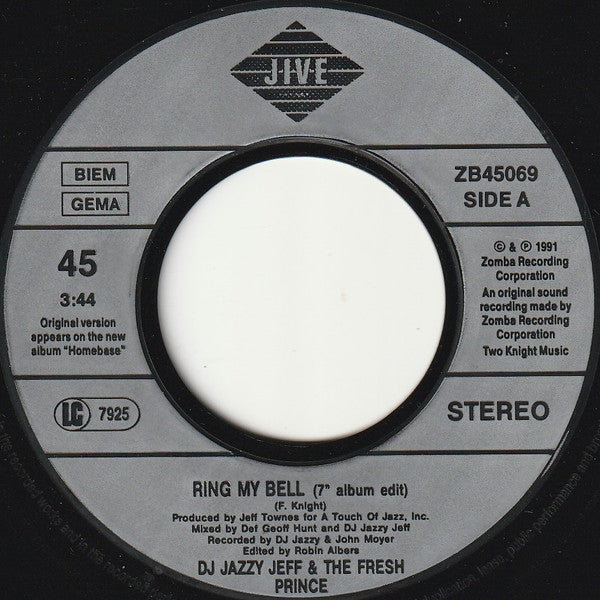 DJ Jazzy Jeff & The Fresh Prince -Ring My Bell