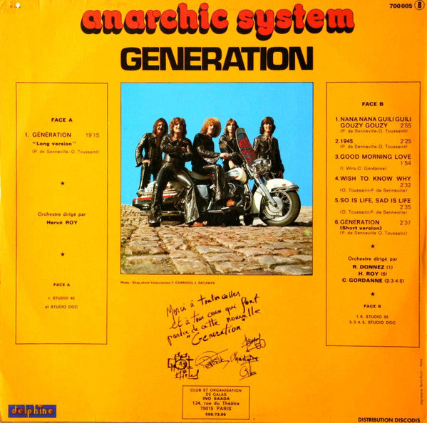 Anarchic System -Generation