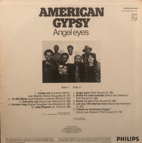American Gypsy - Angel Eyes