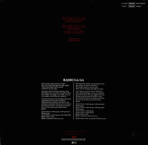Queen -Radio Ga Ga