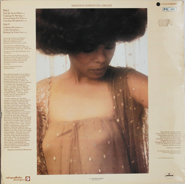 Caroline Crawford -My Name Is Caroline