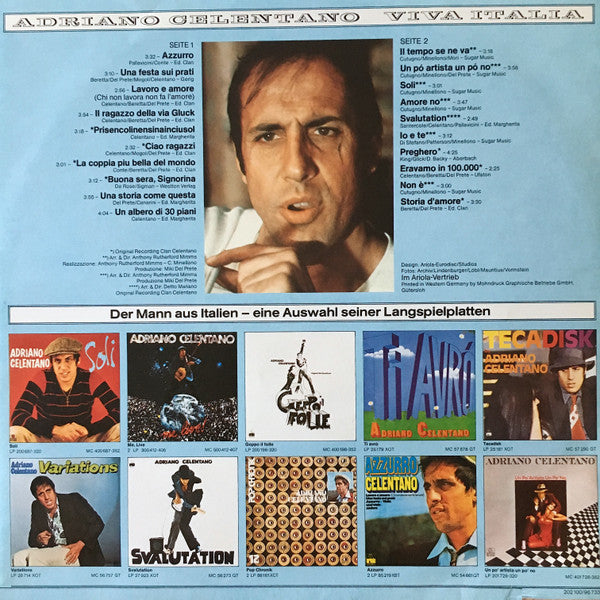 Adriano Celentano -Viva Italia (20 Super Songs)