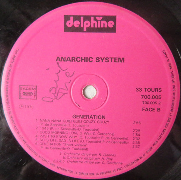 Anarchic System -Generation