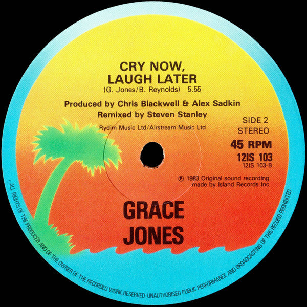 Grace Jones -My Jamaican Guy / J.A. Guys (Dub)