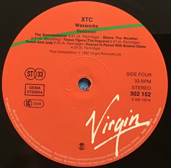 XTC -Waxworks - Some Singles 1977-1982 / Beeswax - Some B-Sides 1977-1982