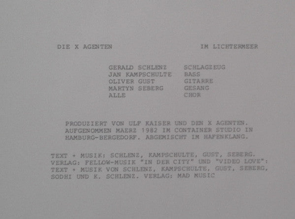 Die X Agenten* -Im Lichtermeer