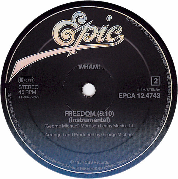 Wham! -Freedom (Long Version)