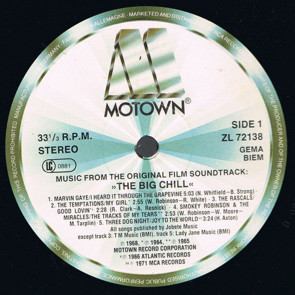 Various -The Big Chill (Original Motion Picture Soundtrack)