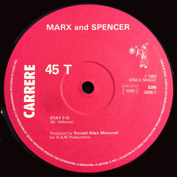 Marx &amp; Spencer - Stay
