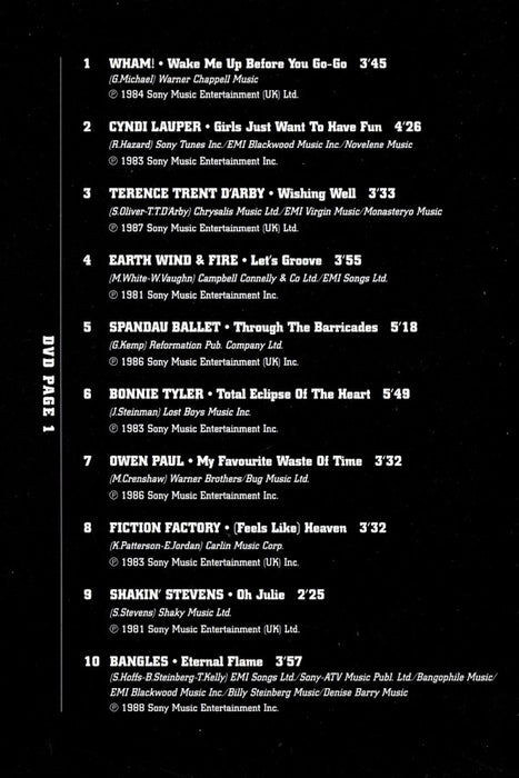 Various -Prachtig 80 Volume 1 - 20 Videoclips