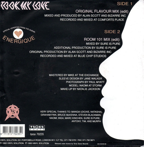 Bizarre Inc Featuring Angie Brown - Took My Love