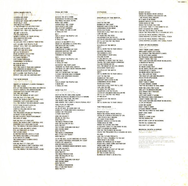 Testament (2) - The New Order