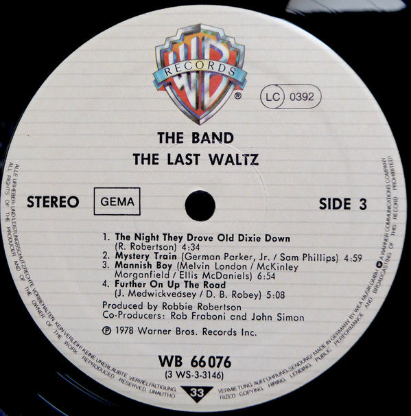 The Band -The Last Waltz