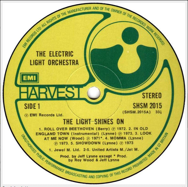 Electric Light Orchestra -The Light Shines On