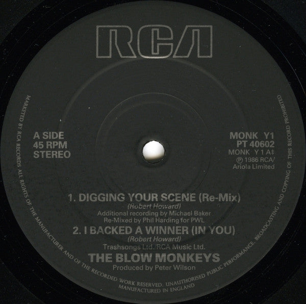The Blow Monkeys -Digging Your Re-Mix