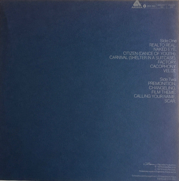 Simple Minds -Real To Real Cacophony