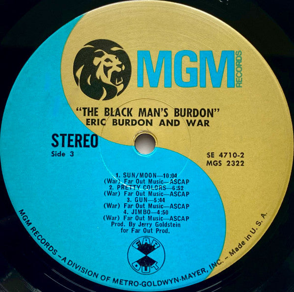 Eric Burdon And War* -The Black-Man's Burdon