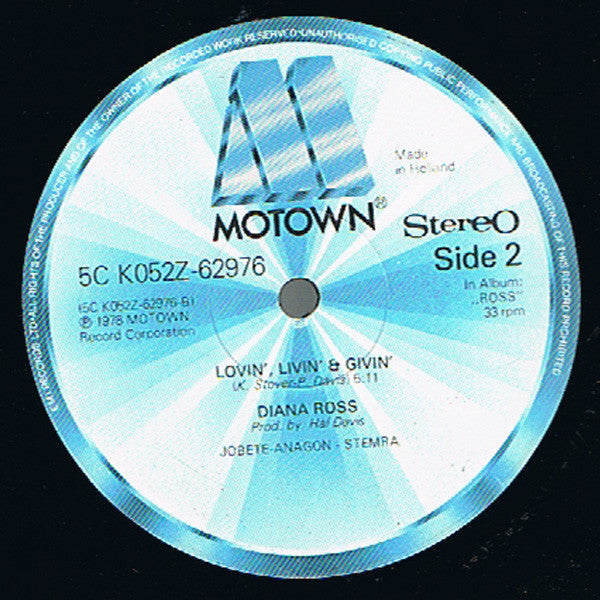 Diana Ross -The Boss / Lovin', Livin' & Givin'