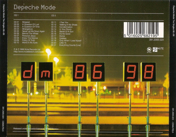 Depeche Mode - The Singles 86&gt;98