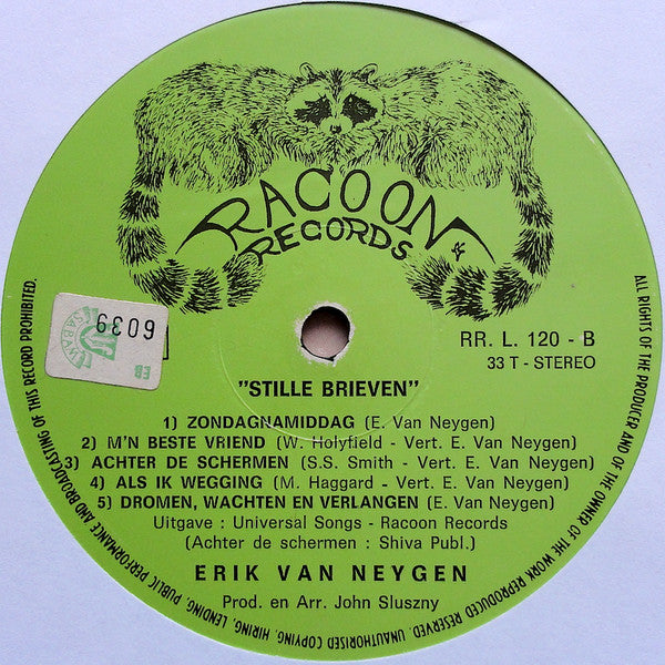 Erik Van Neygen -Stille Brieven