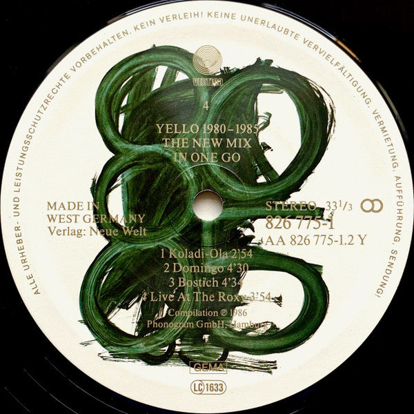 Yello -1980 - 1985 The New Mix In One Go