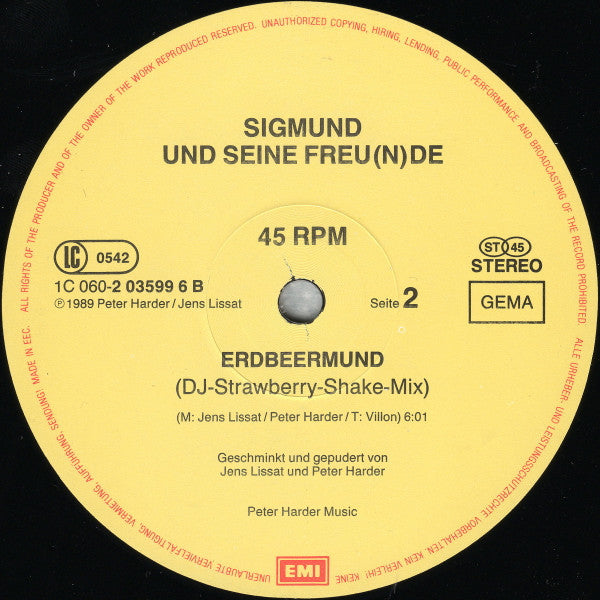 Sigmund Und Seine Freu(n)de* -Erdbeermund