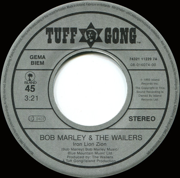 Bob Marley -Iron Lion Zion