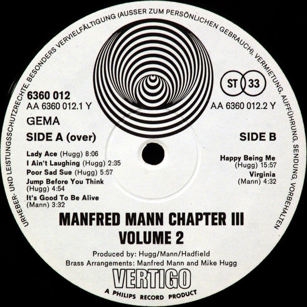 Manfred Mann Chapter Three -Volume Two