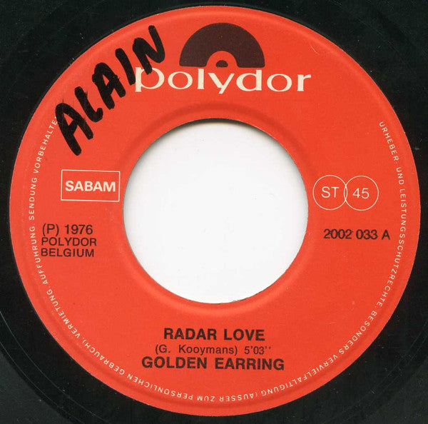 Golden Earring -Radar Love / Buddy Joe