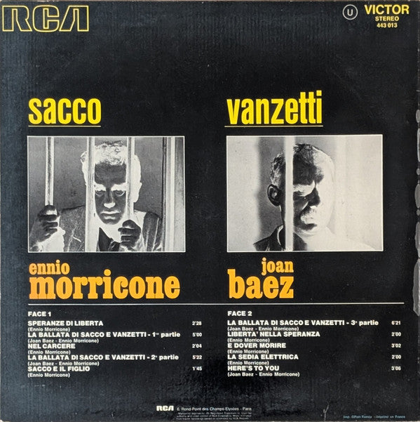 Ennio Morricone - Joan Baez -Sacco & Vanzetti