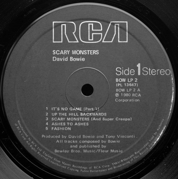 David Bowie -Scary Monsters