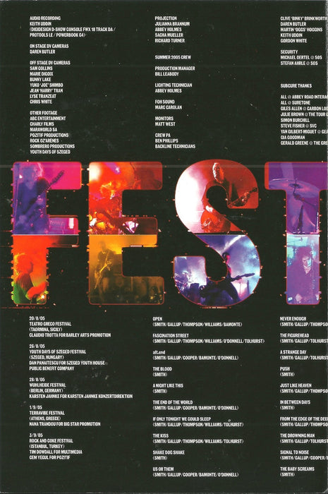 The Cure -Festival 2005