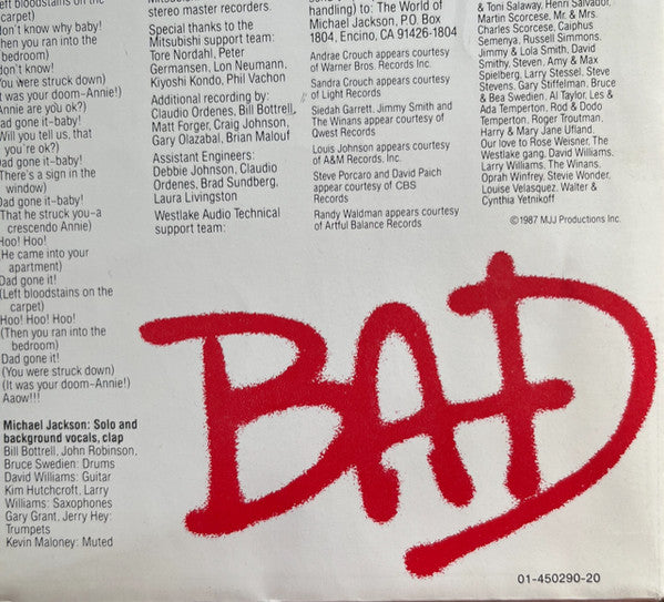 Michael Jackson - Bad