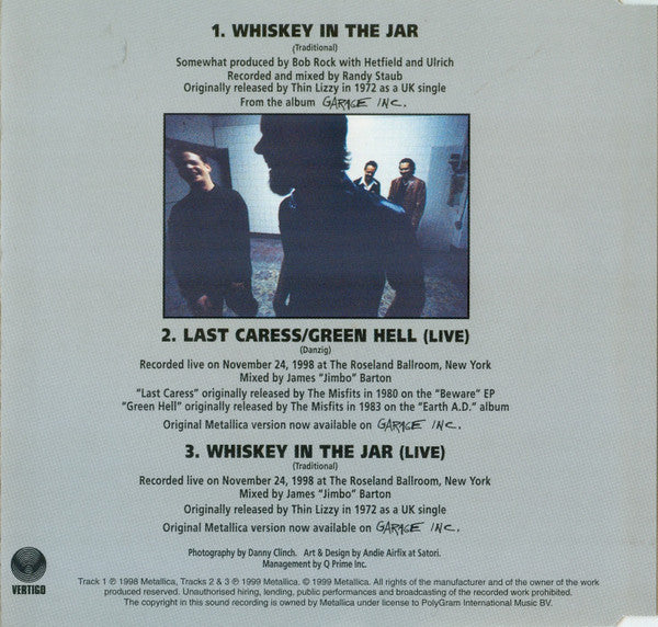 Metallica -Whiskey In The Jar