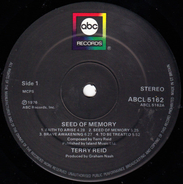 Terry Reid -Seed Of Memory