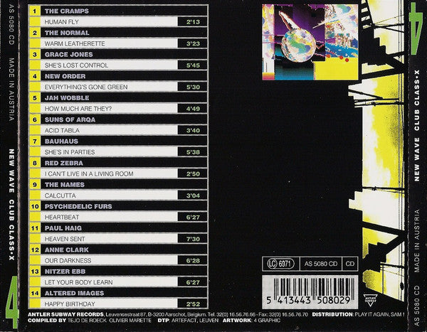 Various -New Wave Club Class•X 4