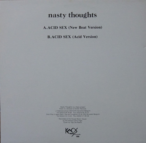 Nasty Thoughts -Acid Sex