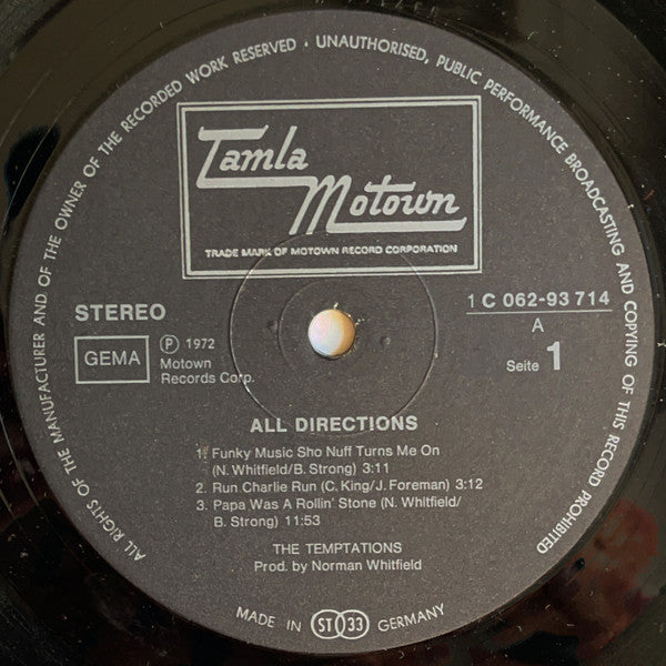 The Temptations - All Directions