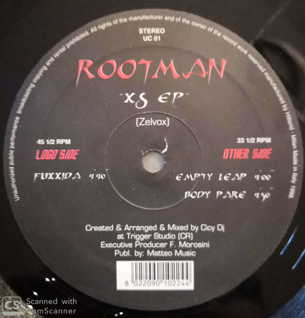Rootman - XS EP
