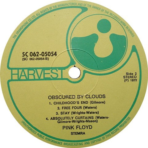 Pink Floyd - Obscured By Clouds