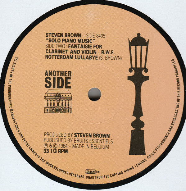 Steven Brown - Music For Solo Piano