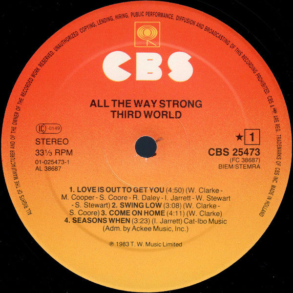 Third World -All The Way Strong