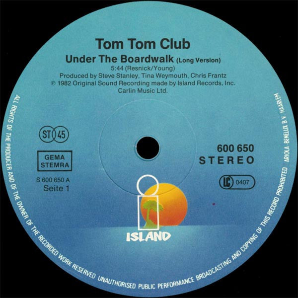 Tom Tom Club -Under The Boardwalk