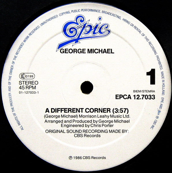 George Michael -A Different Corner