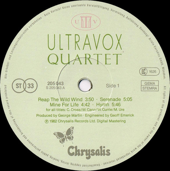 Ultravox - Quartet