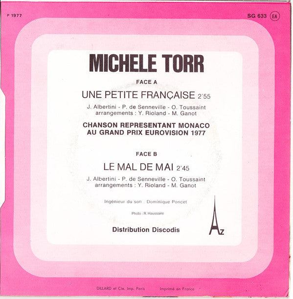 Michèle Torr -Une Petite Française