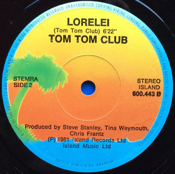 Tom Tom Club -Genius Of Love / Lorelei
