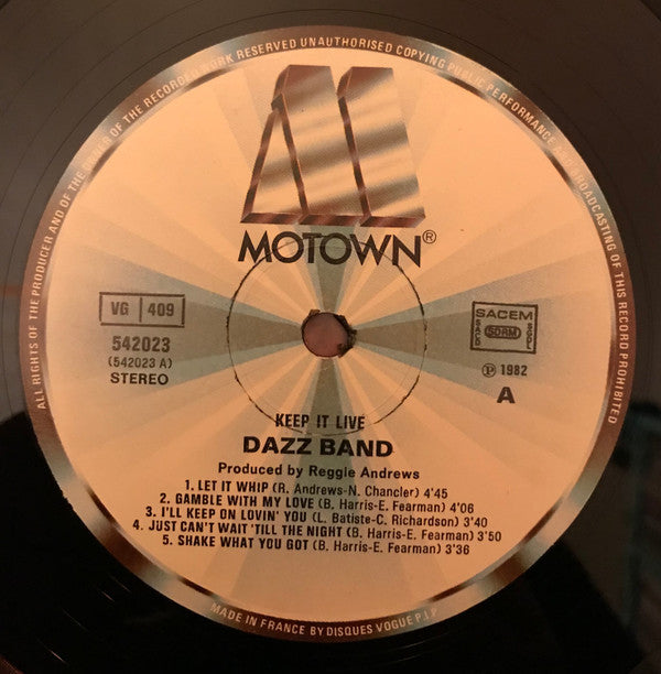 Dazz Band -Keep It Live